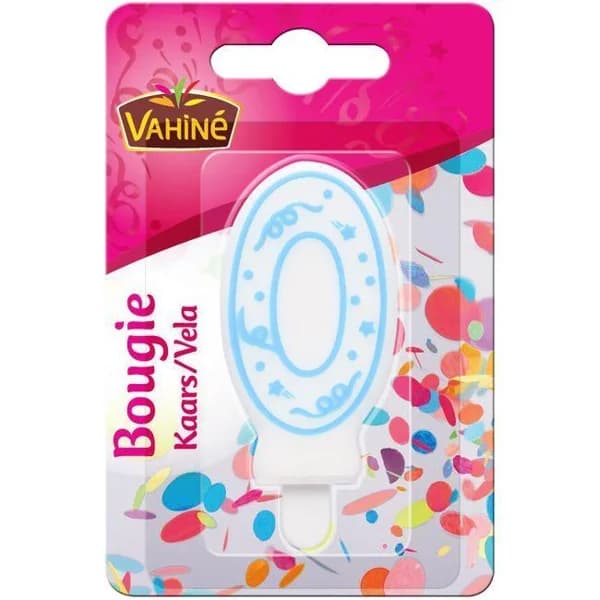 Velita número 0 VAHINÉ, blister 1 ud - 1 ud - Imagen del producto en Findit