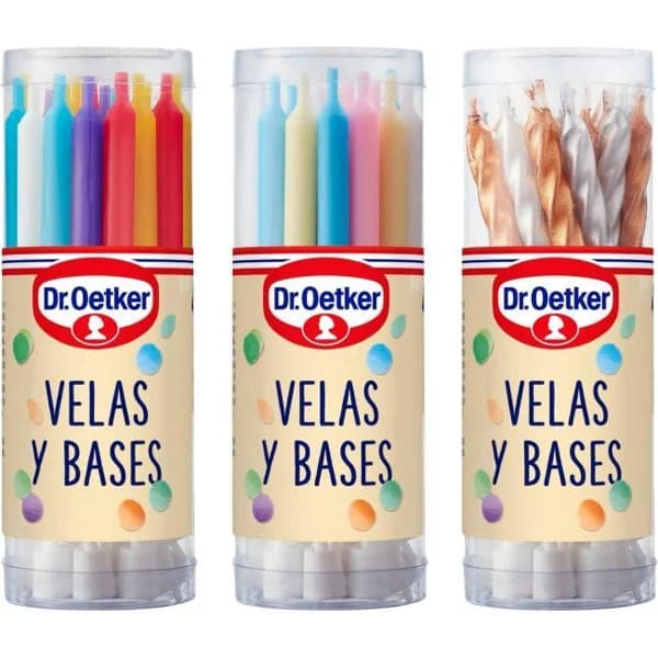 Velas-Bases DR. OETKER, pack 1 ud. - 1 ud - Imagen del producto en Findit
