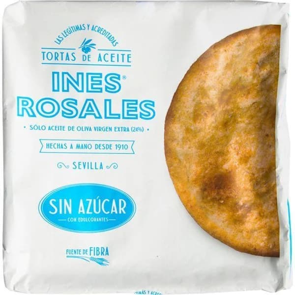 Tortas de aceite sin azúcar INES ROSALES, paquete 180 g - 1 ud - Imagen del producto en Findit