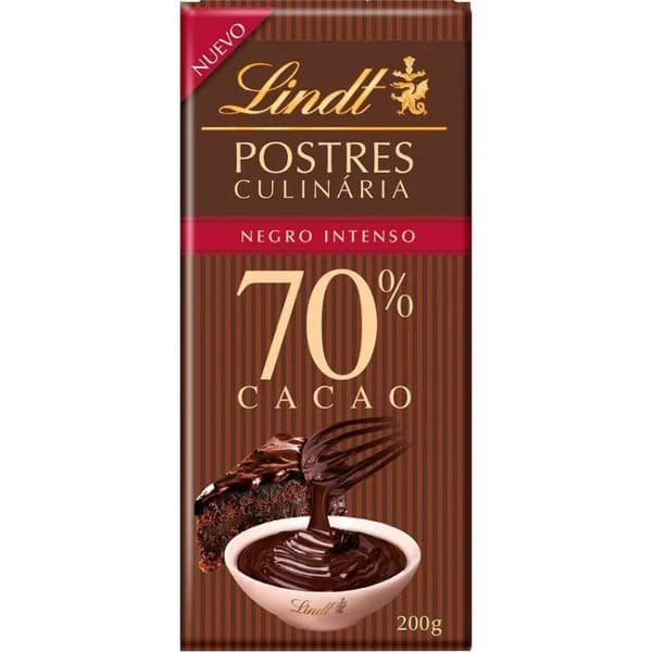 Chocolate de postre LINDT, tableta 200 g - 0.2 kg - Imagen del producto en Findit