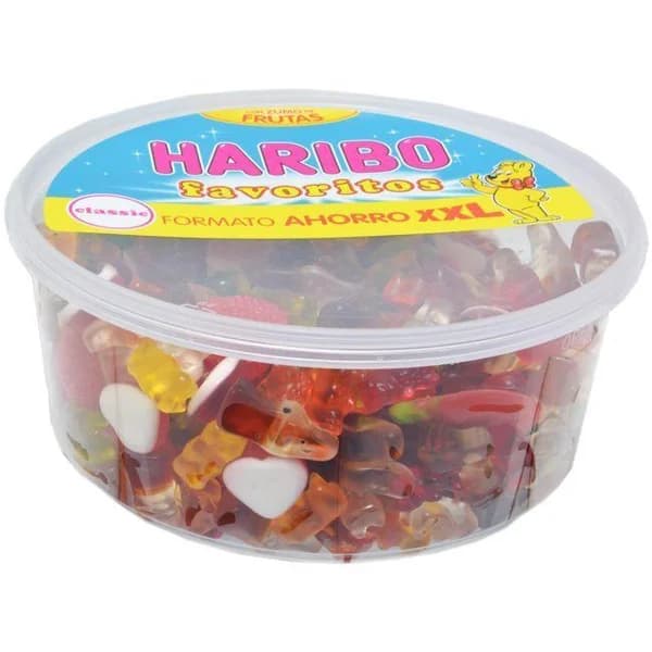 Favoritos classic HARIBO, tarrina 1 kg - 1 kg - Imagen del producto en Findit