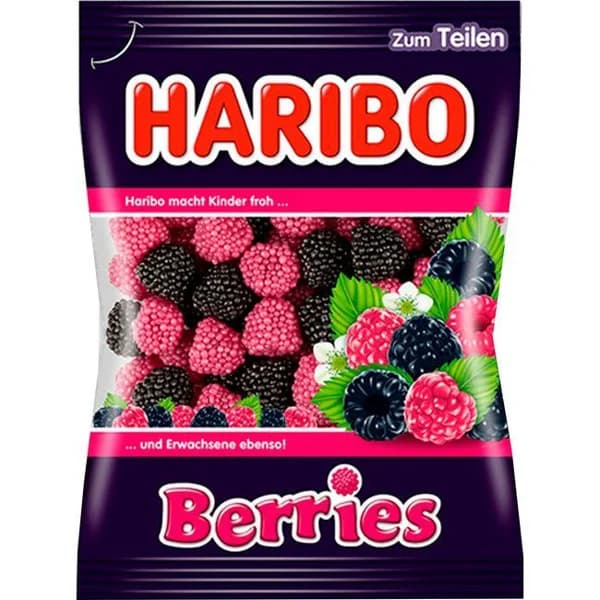 Berries HARIBO, bolsa 100 g - 0.1 kg - Imagen del producto en Findit