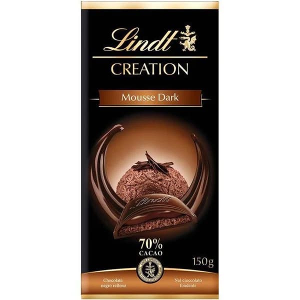 Chocolate 70% mousse LINDT Creation, tableta 150 g - 0.15 kg - Imagen del producto en Findit