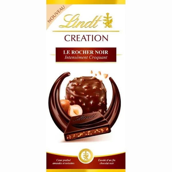 Chocolate rocher negro CREATION, tableta 150 g - 0.15 kg - Imagen del producto en Findit