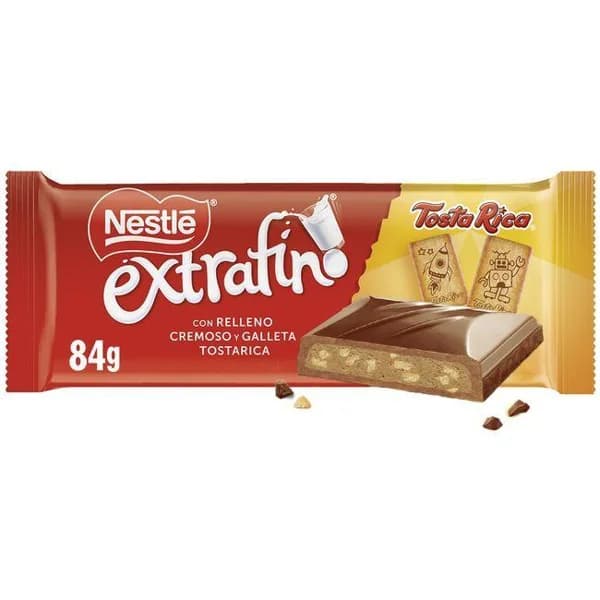 Chocolate con galleta Tosta Rica NESTLÉ, tableta 84 g - 0.08 kg - Imagen del producto en Findit