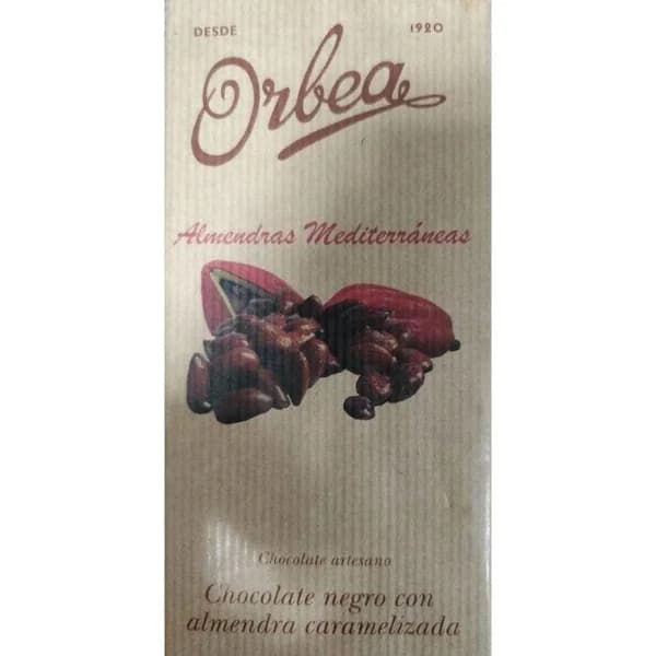 Chocolate con almendra caramelizada ORBEA, tableta 125 g - 0.13 kg - Imagen del producto en Findit