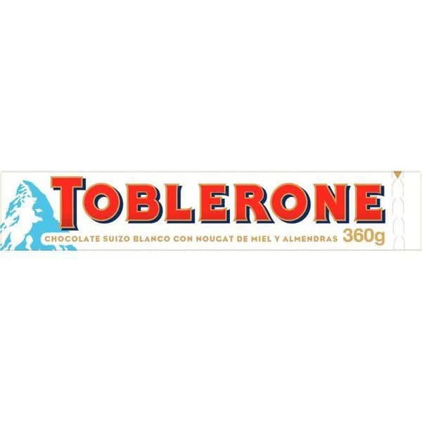 Barrita de choco blanco TOBLERON, tableta 360 g - 1 ud - Imagen del producto en Findit