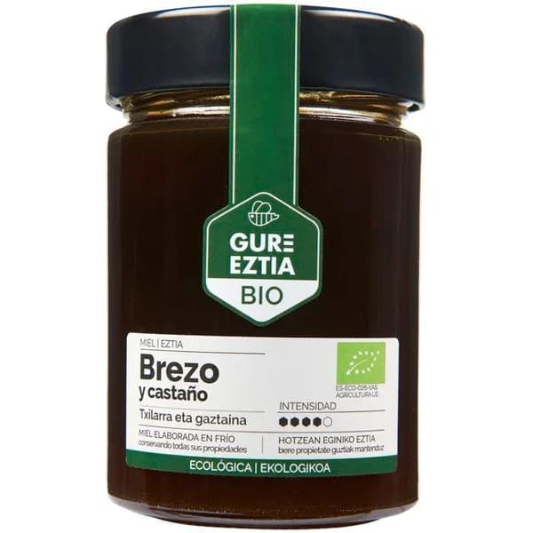 Miel de brezo bio selección GURE EZTIA, frasco 425 g - 0.43 kg - Imagen del producto en Findit