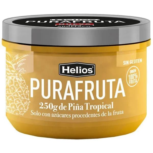 Purafruta de piña HELIOS, frasco 250 g - 0.25 kg - Imagen del producto en Findit
