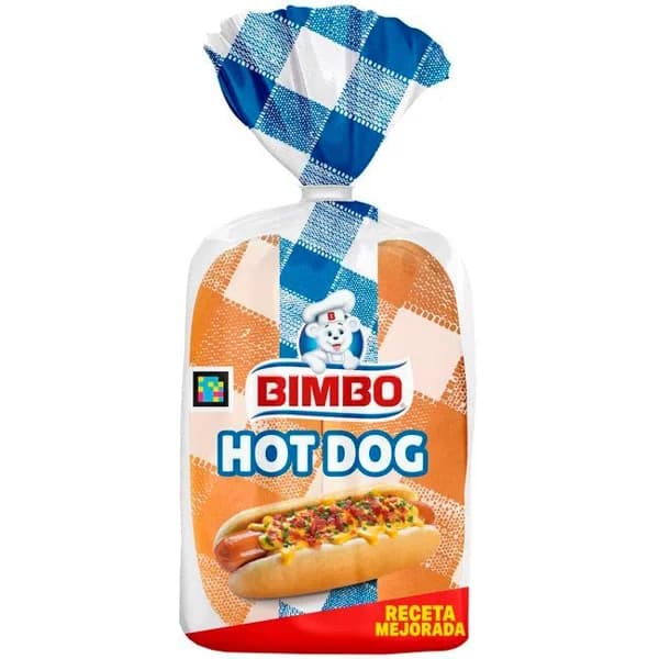 Hot dog BIMBO, 4 uds, paquete 220 g - 0.22 kg - Imagen del producto en Findit