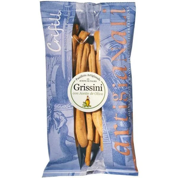Grissini al aceite de oliva CRIFILL, bolsa 200 g - 0.2 kg - Imagen del producto en Findit