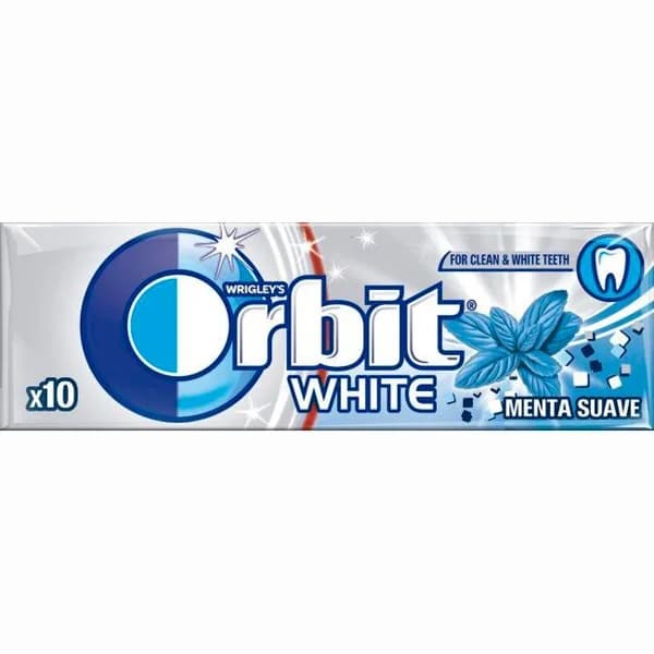 Caramelos de menta  white Lc ORBIT, paquete 14 g - 1 ud - Imagen del producto en Findit