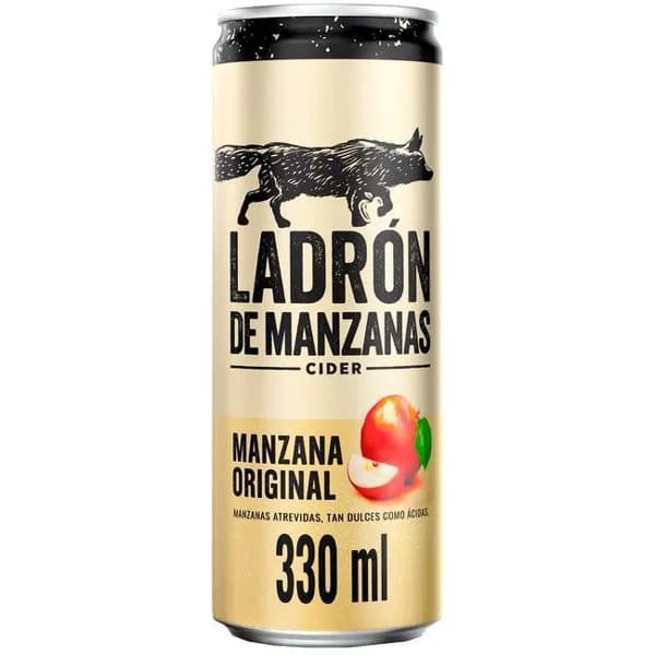 Cider LADRÓN DE MANZANAS, lata 33 cl - 0.33 l - Imagen del producto en Findit