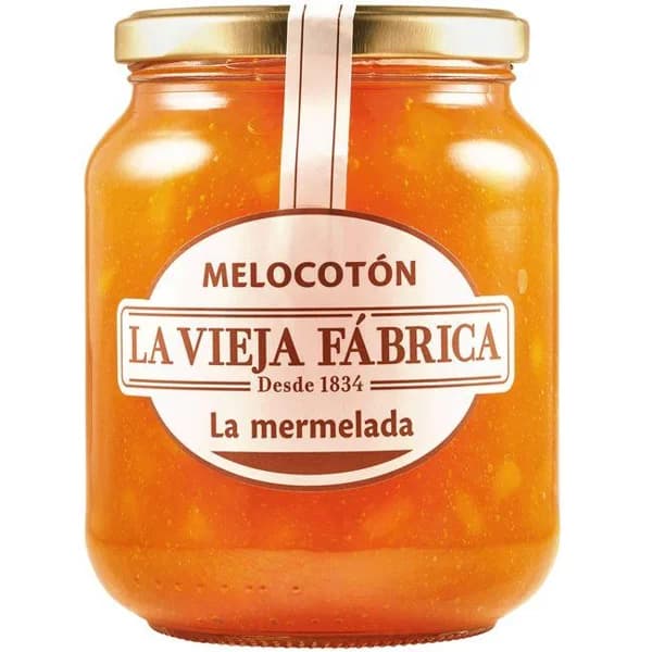 Mermelada de melocotón LA VIEJA FABRICA, frasco 800 g - 0.8 kg - Imagen del producto en Findit
