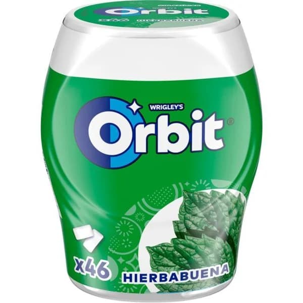 Chicle de hierbauena en gragea ORBIT, bote 64 g - 0.06 kg - Imagen del producto en Findit
