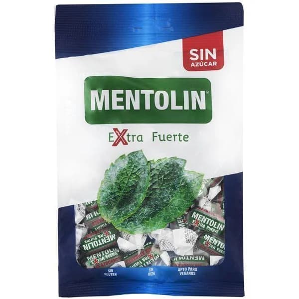 Caramelos extra fuertes sin azúcar MENTOLÍN, bolsa 100 g - 1 ud - Imagen del producto en Findit