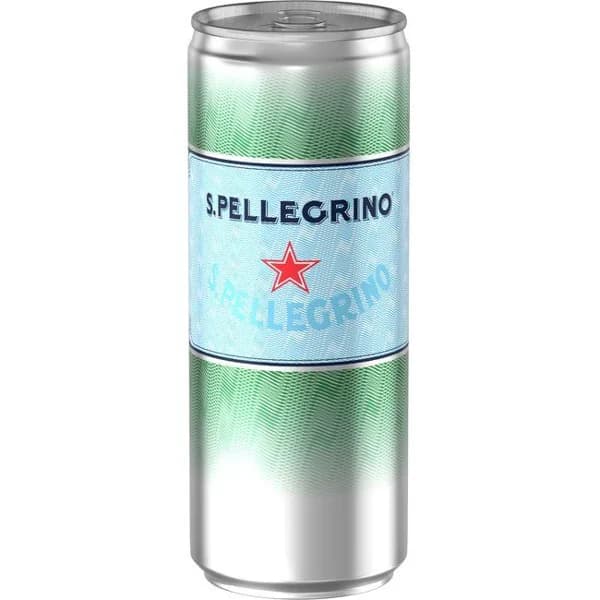 Agua con gas S. PELLEGRINO, lata 33 cl - 0.33 l - Imagen del producto en Findit