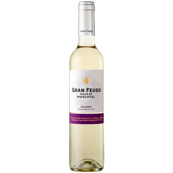 Vino Blanco Dulce de Navarra GRAN FEUDO, botella 50 cl - 0.5 l - Imagen del producto en Findit