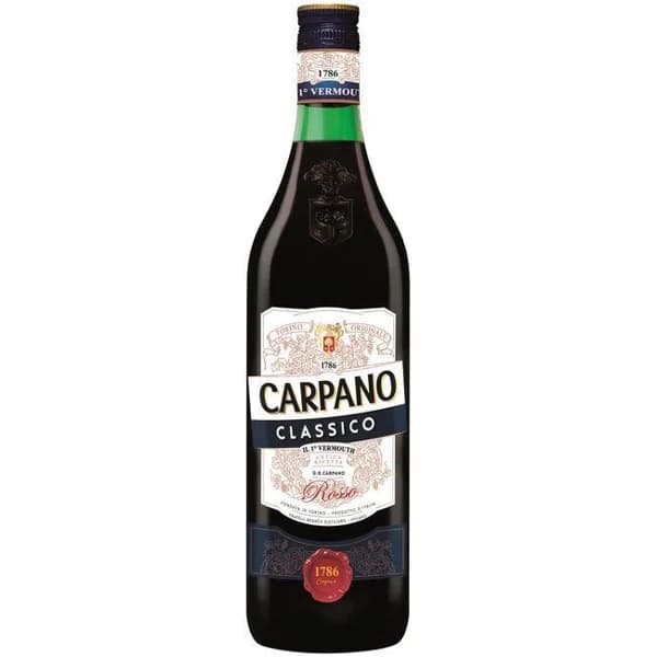 Vermut Rojo CARPANO CLASSICO, botella 1 litro - 1 l - Imagen del producto en Findit