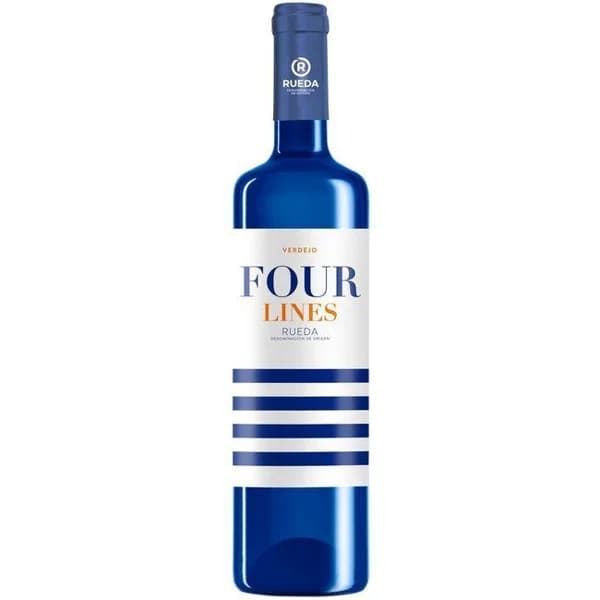 Vino Blanco Verdejo FOUR LINES, botella 75 cl - 0.75 l - Imagen del producto en Findit