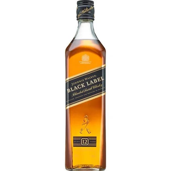 Whisky JOHNNIE WALKERS Etiqueta Negra, botella 1 litro - 1 l - Imagen del producto en Findit