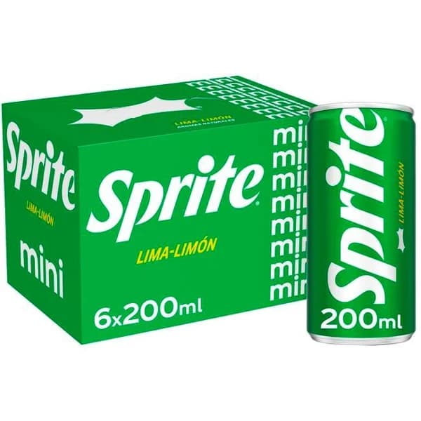 Refresco de lima limón SPRITE, pack 6x20 cl - 1.2 l - Imagen del producto en Findit