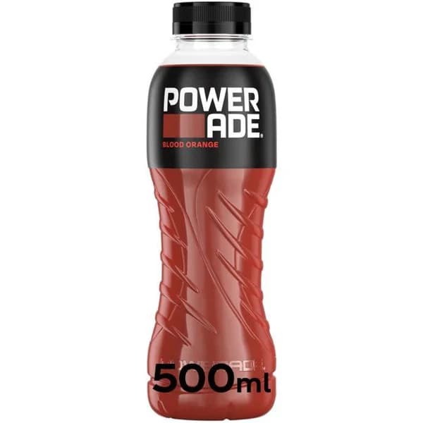 Bebida isotónica Blood Orange POWERADE, botellín 50 cl - 0.5 l - Imagen del producto en Findit