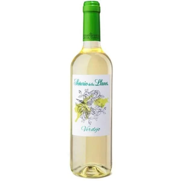 Vino Blanco Verdejo D.O. Mancha SEÑORIO LLANOS, botella 75 cl - 0.75 l - Imagen del producto en Findit