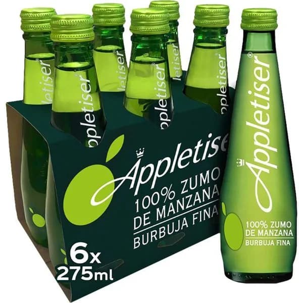 Refresco de zumo de manzana APPLETISER, pack 6x27,5 cl - 1.65 l - Imagen del producto en Findit