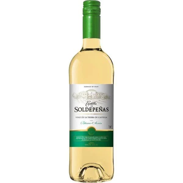 Vino Blanco Valdepeñas CASTILLO SOLDEPEÑAS, botella 75 cl - 0.75 l - Imagen del producto en Findit
