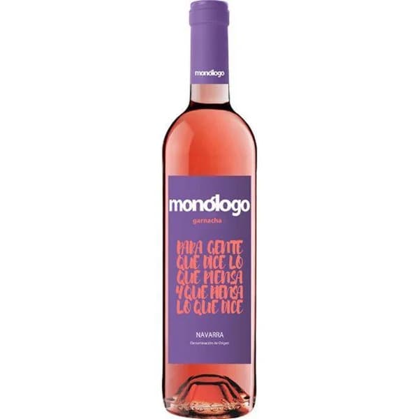 Vino Rosado D.O.C. Rioja MONOLOGO, botella 75 cl - 1 ud - Imagen del producto en Findit
