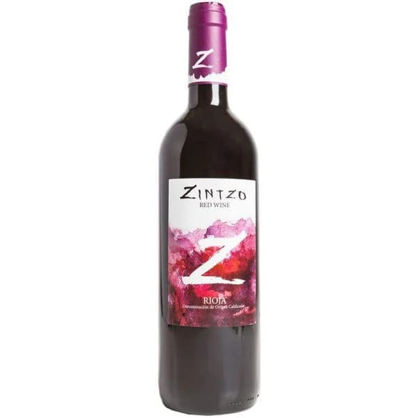 Vino Tinto Joven D.O.C. Rioja ZINTZO, botella 75 cl - 0.75 l - Imagen del producto en Findit