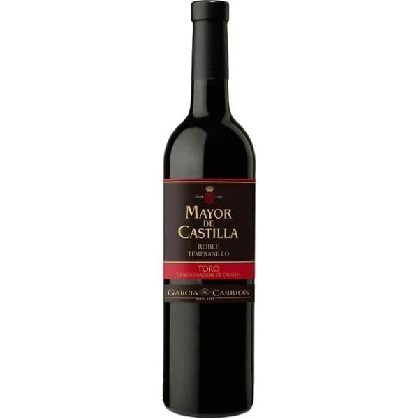Vino Tinto Roble D.O. Toro MAYOR DE CASTILLA, botella 75 cl - 0.75 l - Imagen del producto en Findit