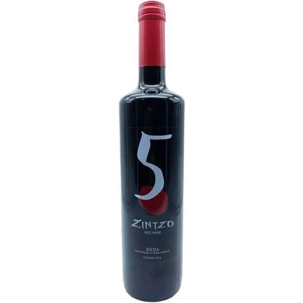 Vino Tinto Crianza D.O.C Rioja Alavesa ZINTZO, botella 75 cl - 0.75 l - Imagen del producto en Findit