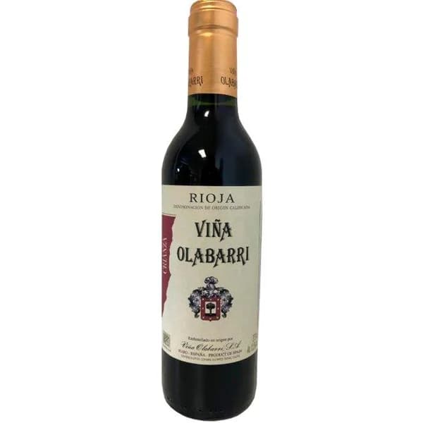 Vino Tinto Crianza Rioja VIÑA OLABARRI, botellín 37,5 cl - 0.38 l - Imagen del producto en Findit