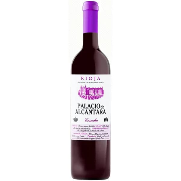 Vino Tinto Joven DOC Rioja PALACIO DE ALCANTARA, botella 75 cl - 0.75 l - Imagen del producto en Findit