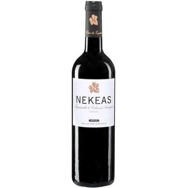 Vino Tinto Crianza Tempran. D.O. Navarra NEKEAS, botella 75 cl - 0.75 l - Imagen del producto en Findit