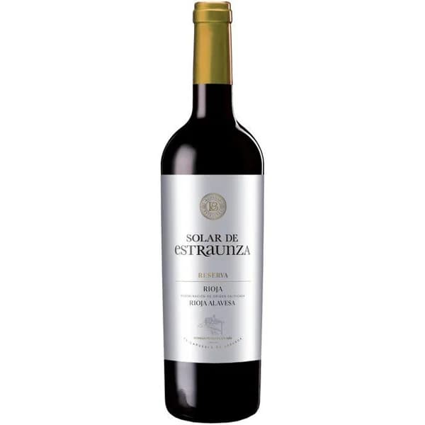 Vino Tinto Reserva D.O. Rioja SOLAR DE ESTRAUNZA, botella 75 cl - 0.75 l - Imagen del producto en Findit