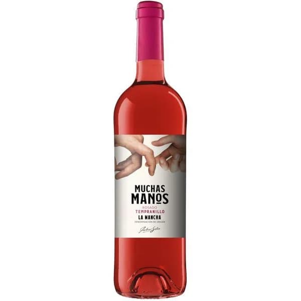 Vino Rosado D.O. Mancha MUCHAS MANOS, botella 75 cl - 0.75 l - Imagen del producto en Findit
