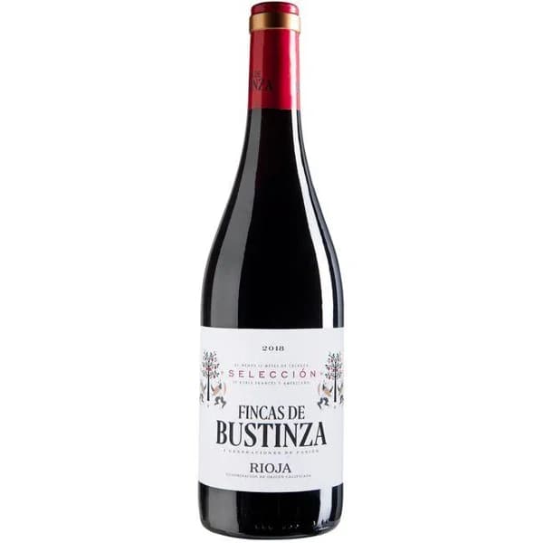 Vino Tinto Crianza Rioja FINCAS DE BUSTINZA, botella 75 cl - 0.75 l - Imagen del producto en Findit