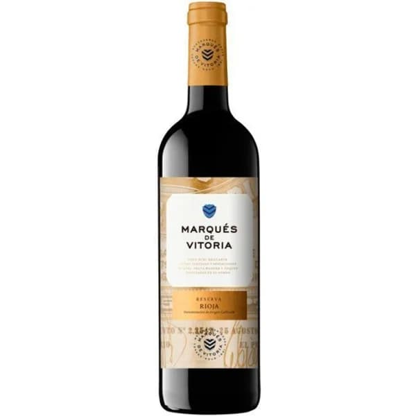 Vino Tinto Reserva D.O. Rioja MARQUÉS DE VITORIA, botella 75 cl - 0.75 l - Imagen del producto en Findit