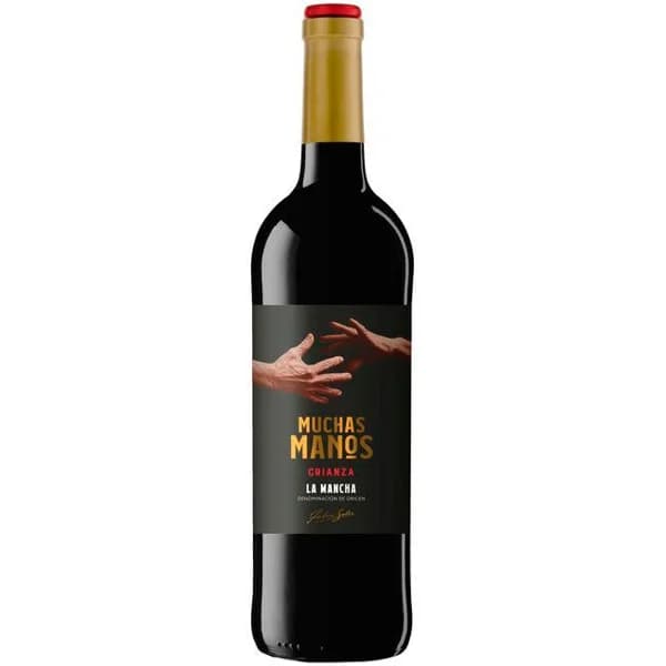 Vino Tinto Crianza D.O. Mancha MUCHAS MANOS, botella 75 cl - 0.75 l - Imagen del producto en Findit