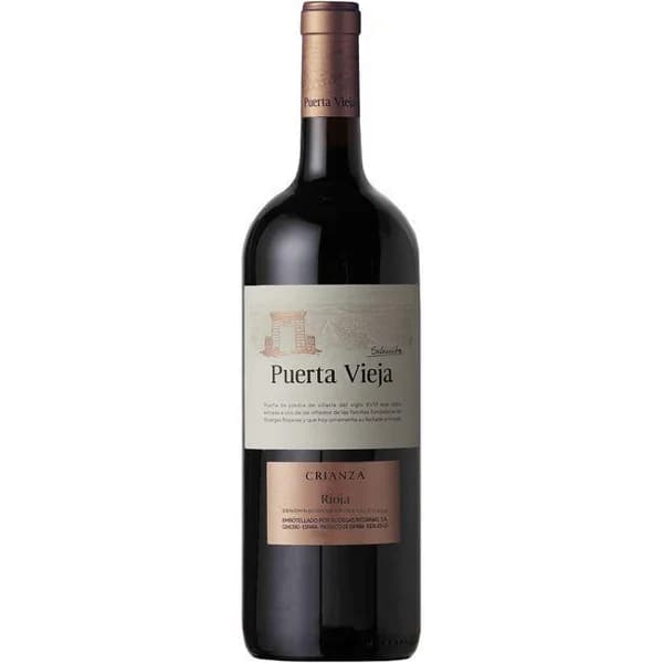 Vino Tinto Crianza Rioja PUERTA VIEJA, botella 1,5 litros - 1.5 l - Imagen del producto en Findit