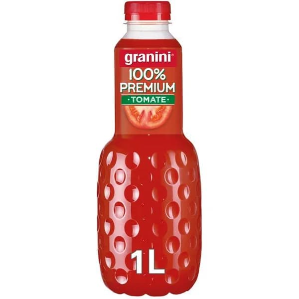 Zumo de tomate 100% Premium GRANINI, botella 1 litro - 1 l - Imagen del producto en Findit