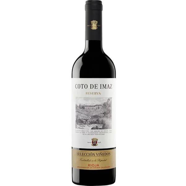 Vino Reserva Sel. Viñedos D.O. Rioja COTO DE IMAZ, botella 75 cl - 0.75 l - Imagen del producto en Findit
