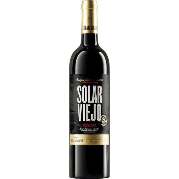 Vino Tinto D.O.C Rioja Reserva SOLAR VIEJO, botella 75 cl - 0.75 l - Imagen del producto en Findit