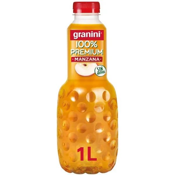 Zumo de manzana 100% Premium GRANINI, botella 1 litro - 1 l - Imagen del producto en Findit