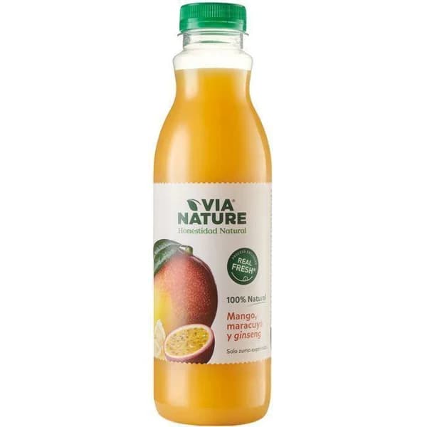 Zumo energia de frutas tropicales VIANATURE, botella 750 ml - 1 ud - Imagen del producto en Findit