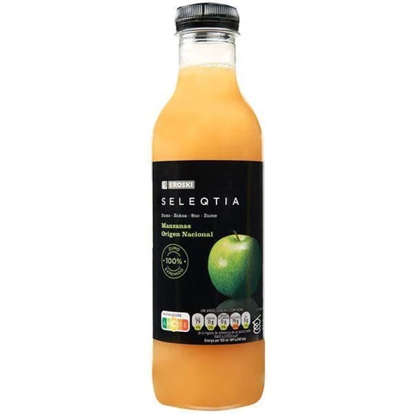 Zumo de manzana origen nacional Eroski SELEQTIA, botella 750 ml - 1 ud - Imagen del producto en Findit