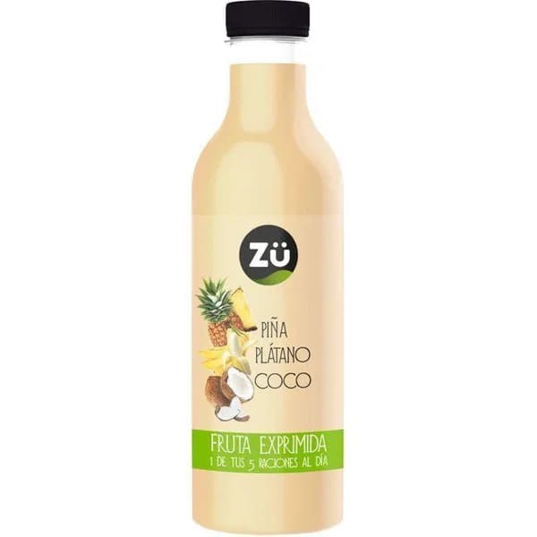 Zumo de plátano-coco-piña ZÜ, brik 750 ml - 1 ud - Imagen del producto en Findit